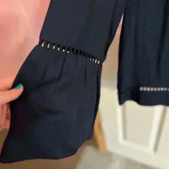 Loft Navy Blue blouse - Picture 3 of 5